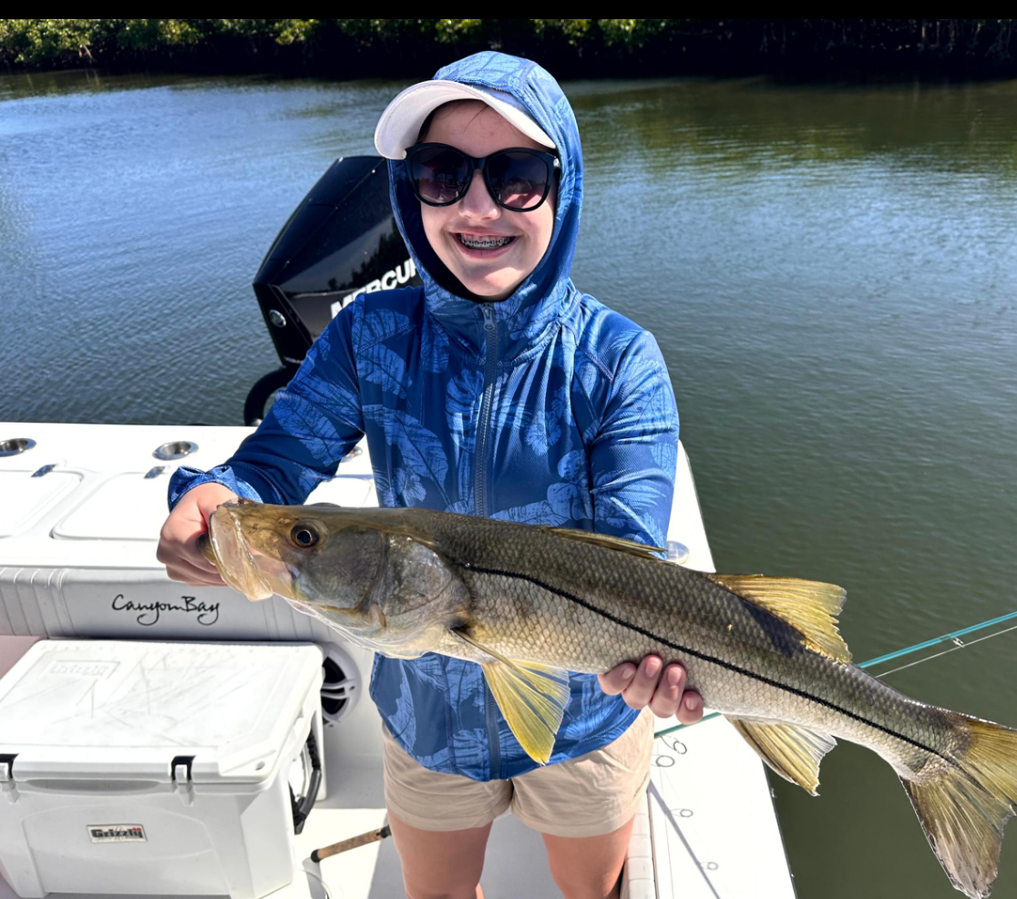 Snook off the bow